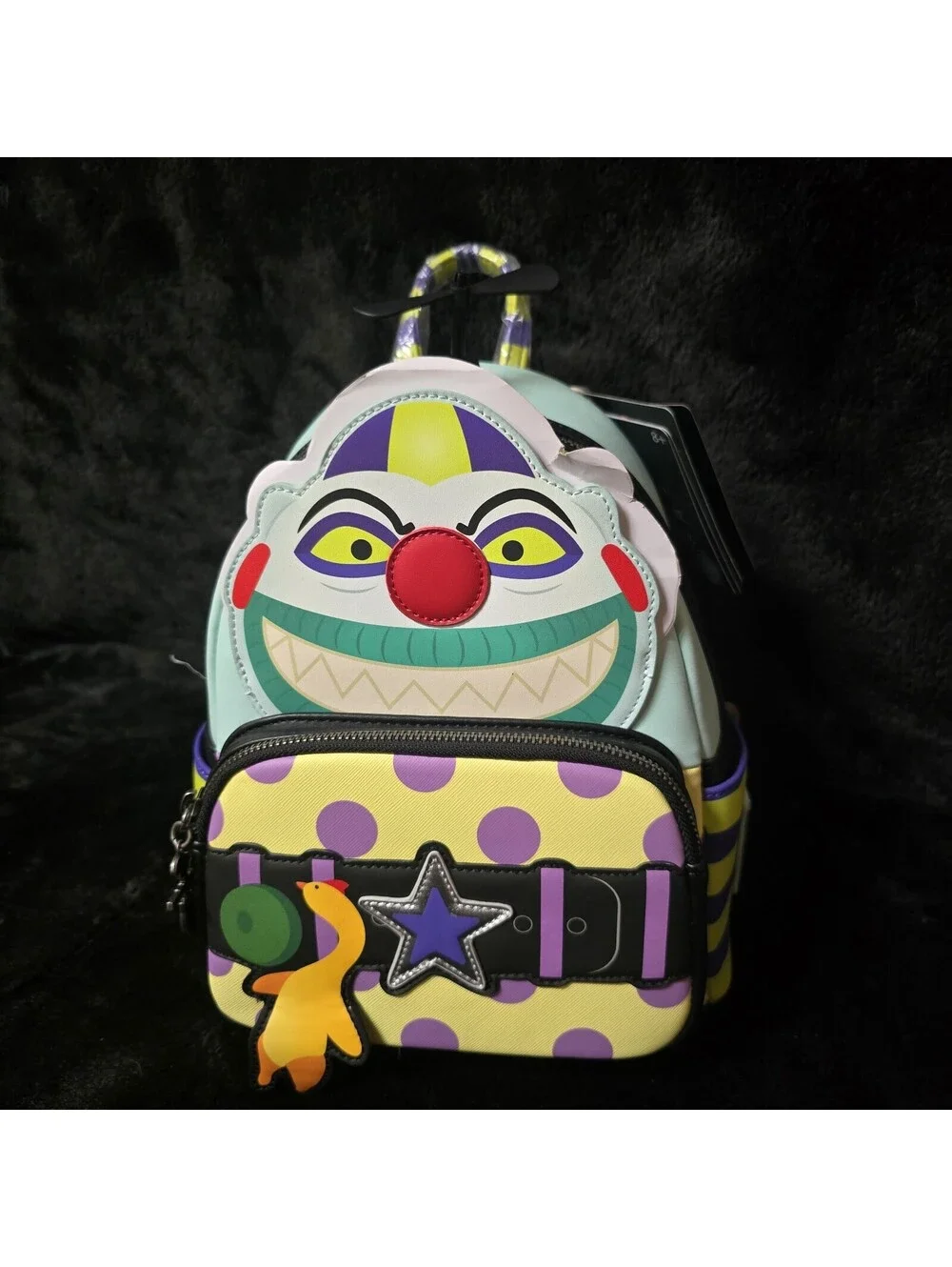 Loungefly Nightmare Before Christmas Lock Shock Barrel Mini Zip Backpack NWT
